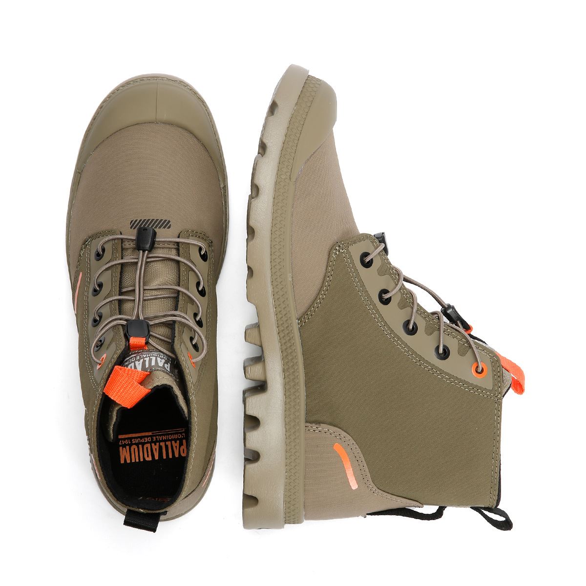 Palladium Pampa Lite Journey Grüne Stiefel