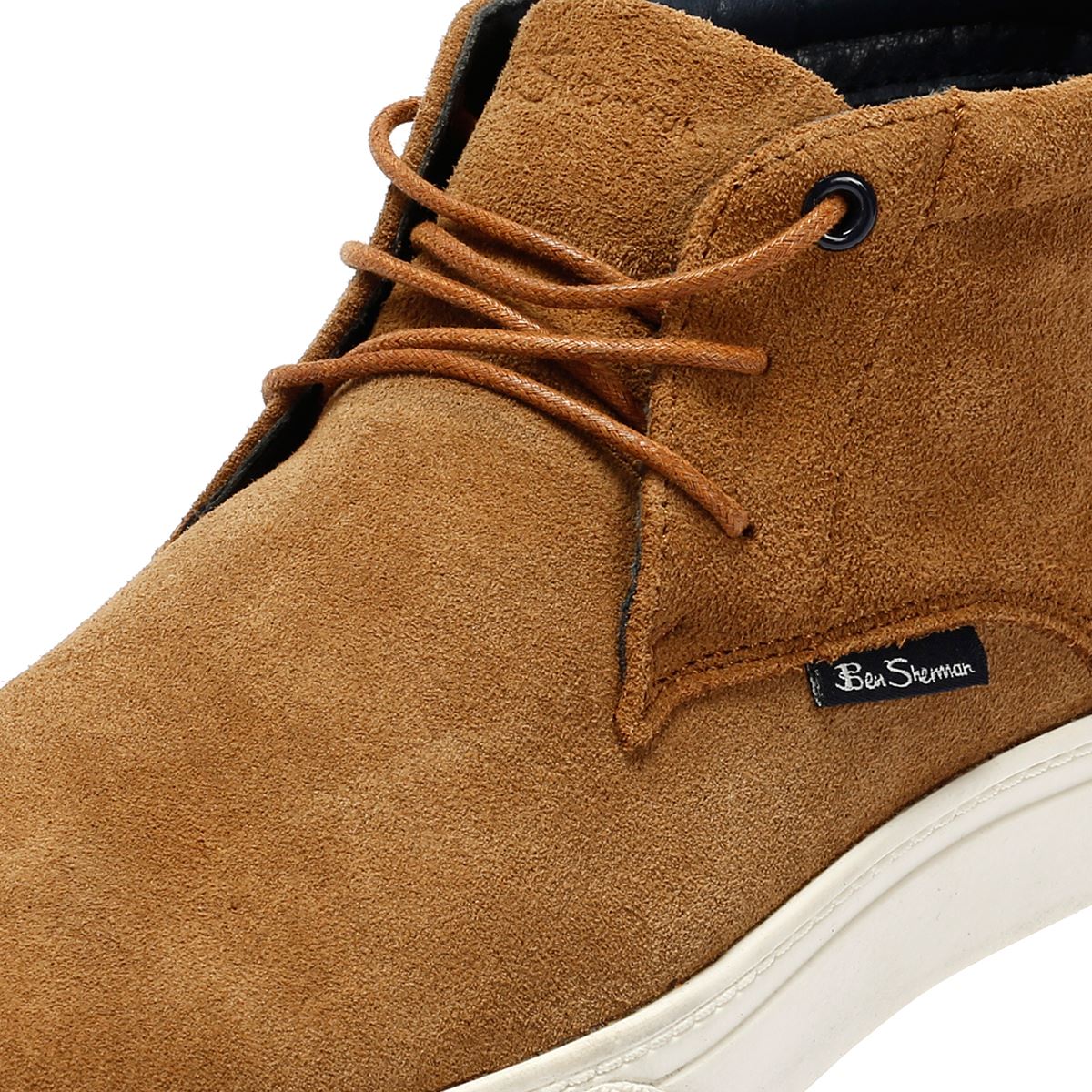 Ben Sherman Parkway Wildleder Herren Braune Stiefel