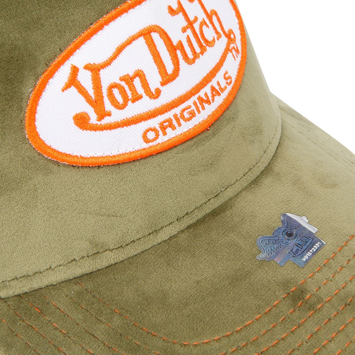Von Dutch Trucker Kent Baumwoll Khaki/Schwarz Mützen