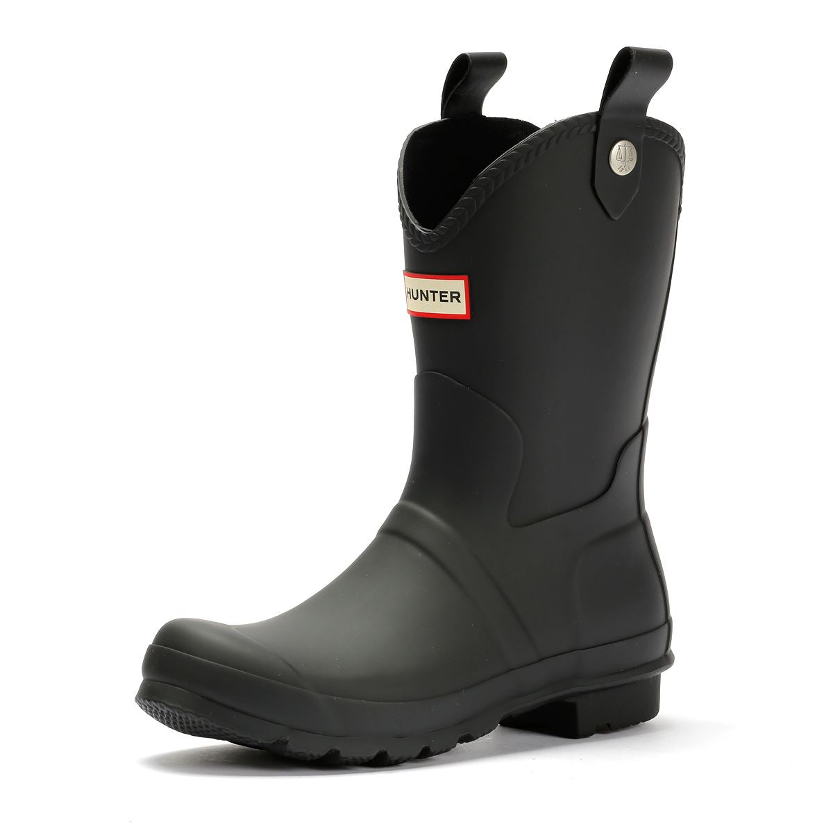 Hunter Original Cowboy Gummi Damen Schwarze Farbe Gummistiefel