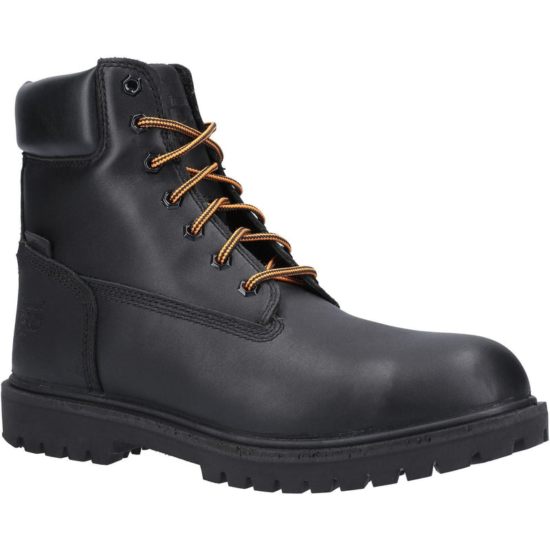 Timberland Pro Ikonische Schwarze Sicherheitsschuhe Aus Leder