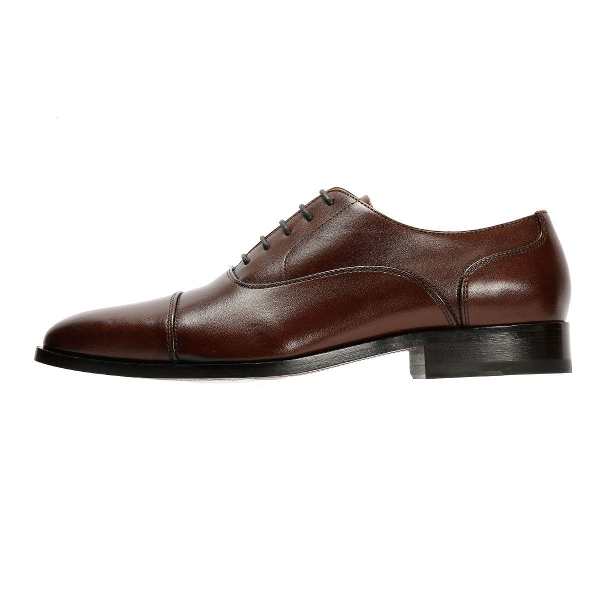 Chapman & Moore Toe Cap Oxford Herren Leder Braune Schnürschuhe