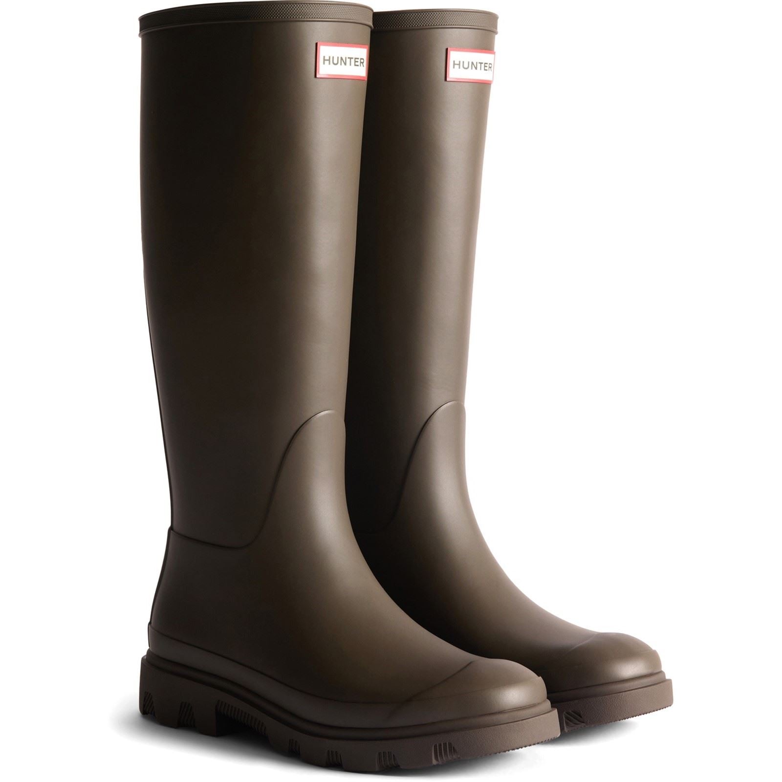 Hunter Downpour Tall Boot Gummi Herren Schokoladenbraune Gummistiefel