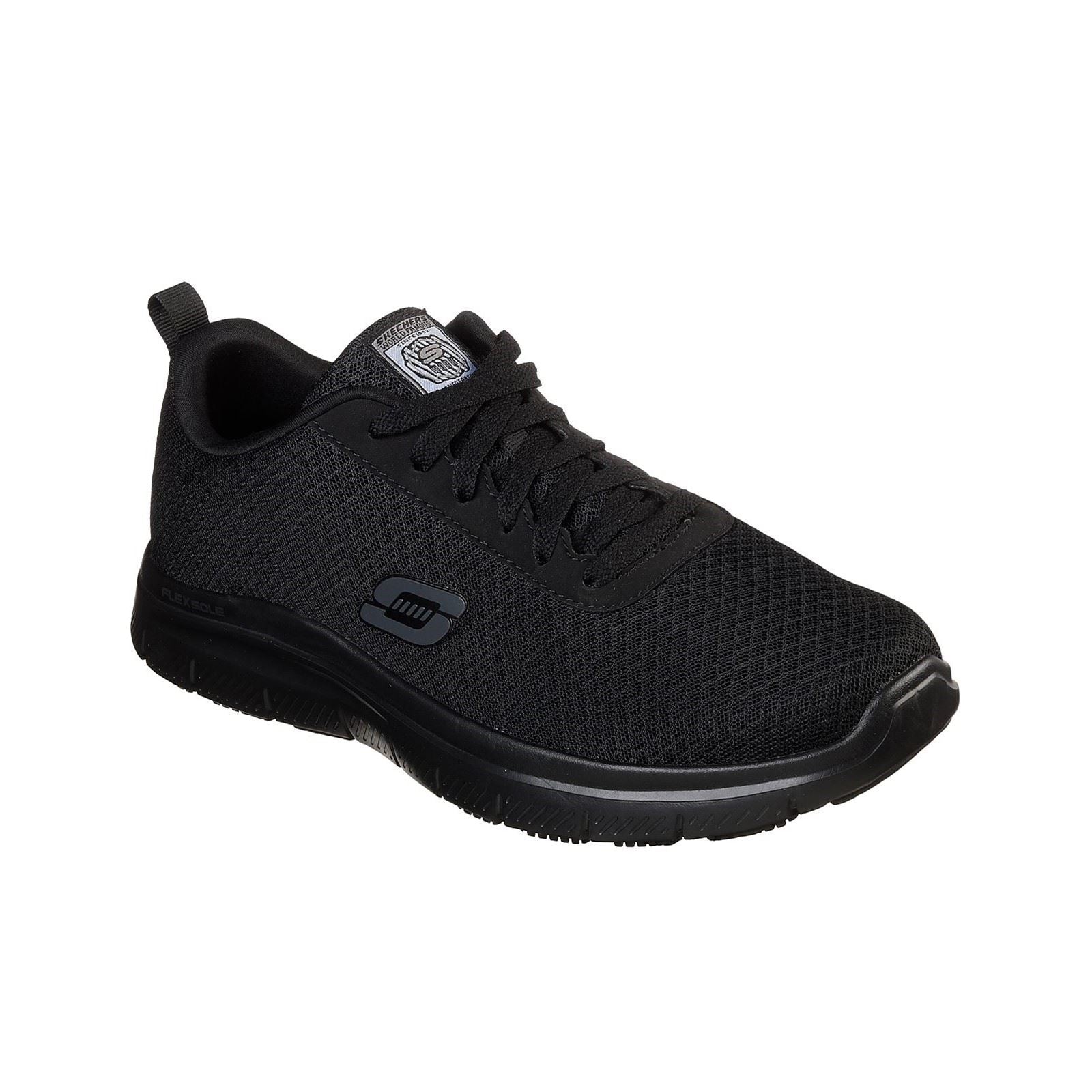 Skechers Workwear Flex Advantage - Bendon Sr Polyester Herren Schwarze Sicherheitssneaker