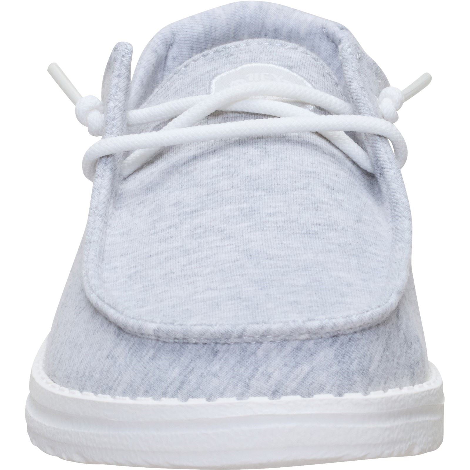 HEYDUDE Wendy Stretch Jersey Textil Damen Hellgraue Loafer