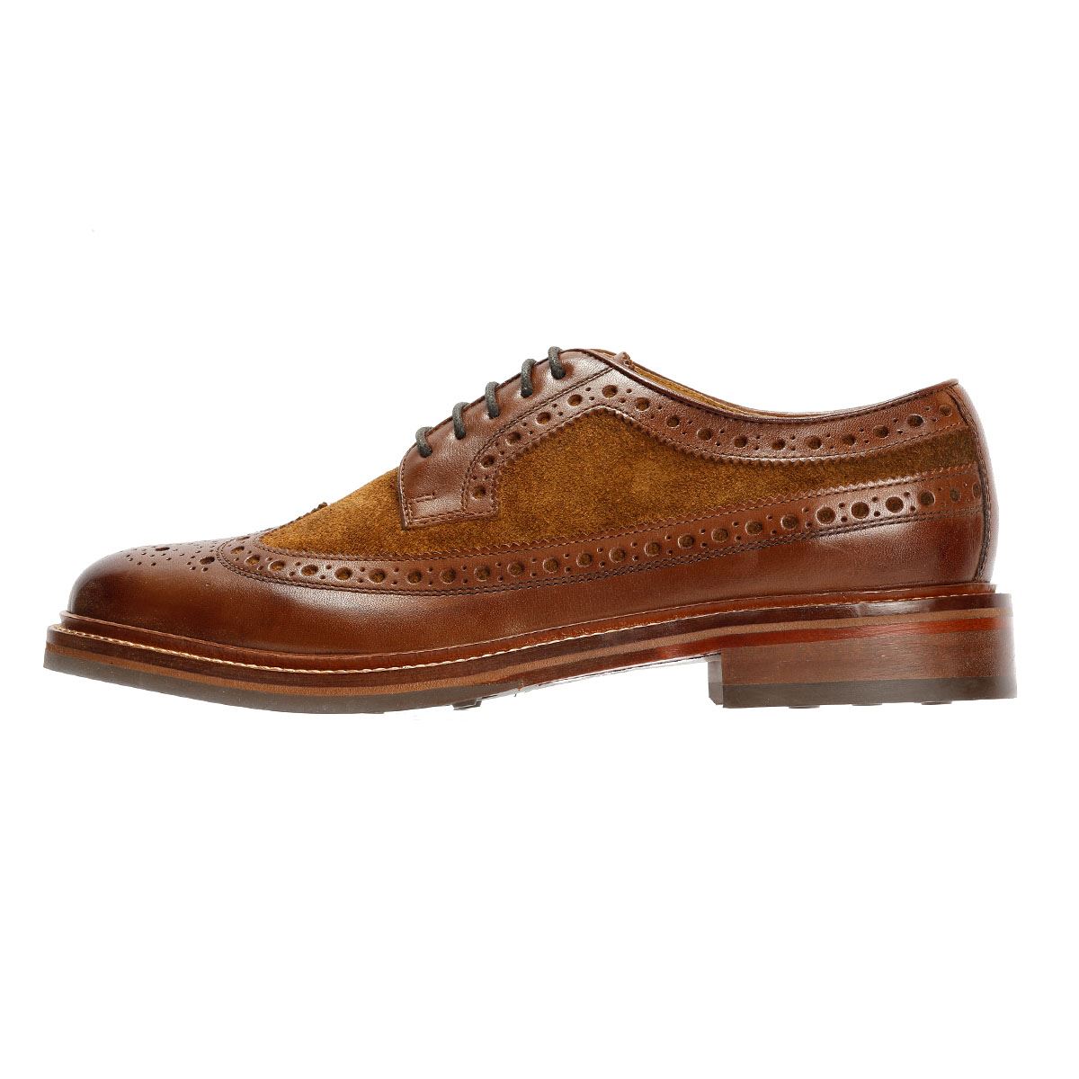Chapman & Moore Longwing Brogue Herren Leder Braune Schnürschuhe