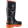 Muck Boots Grit S5 Herren Gummistiefel Schwarz/Orange