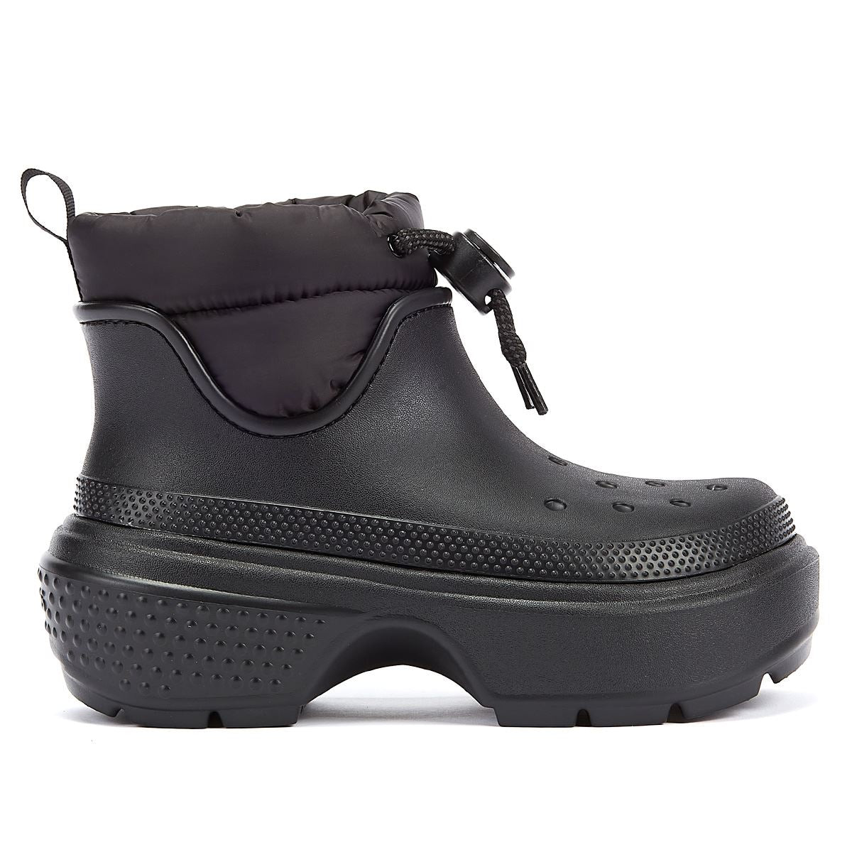 Crocs Stomp Puff Stiefel Für Damen In Schwarz