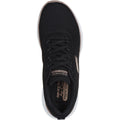 Skechers Flex Appeal 5.0 Uptake Textile Damen-Sneaker In Schwarz/Roségold