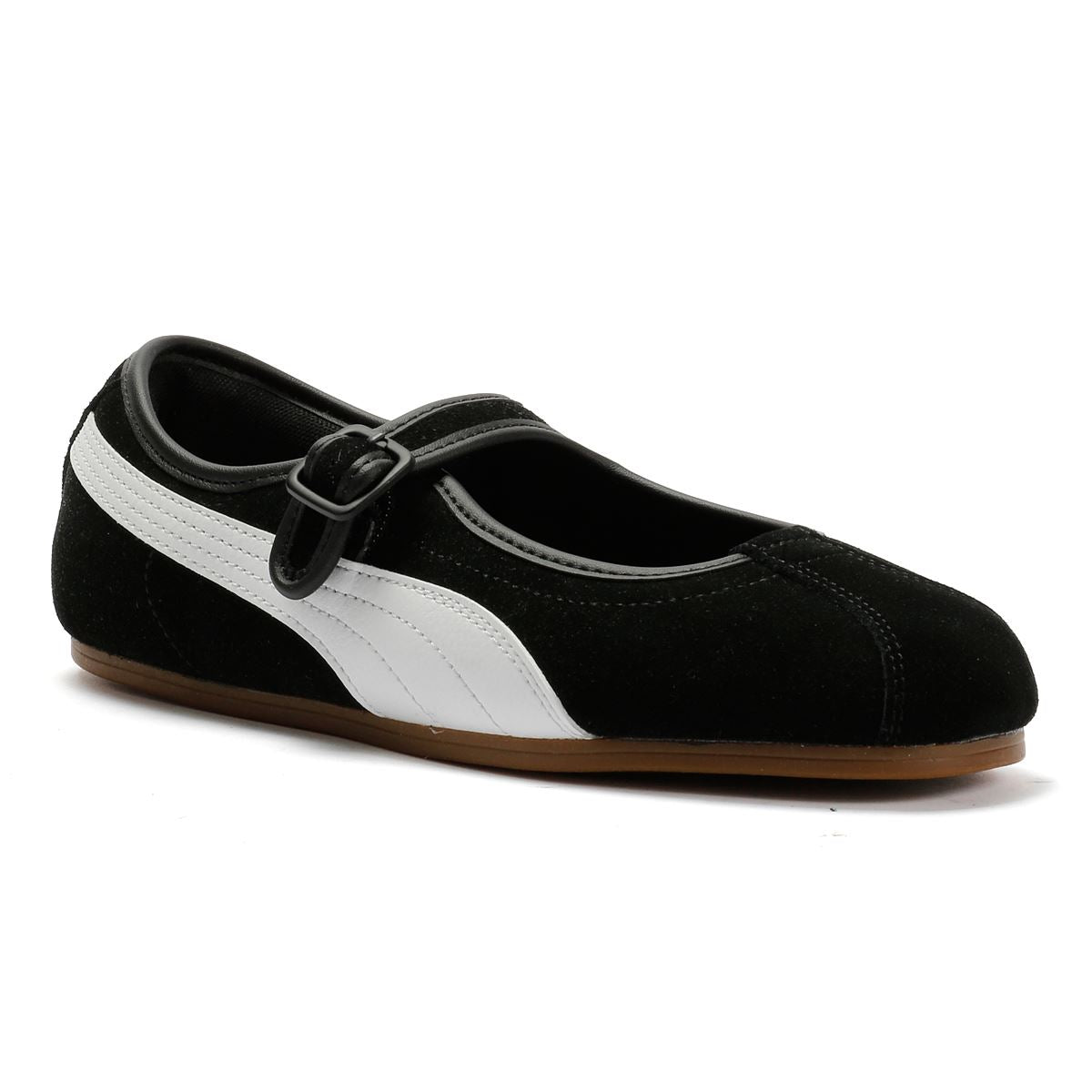 Puma Tacklette Wildleder Damen Schwarz Sneakers