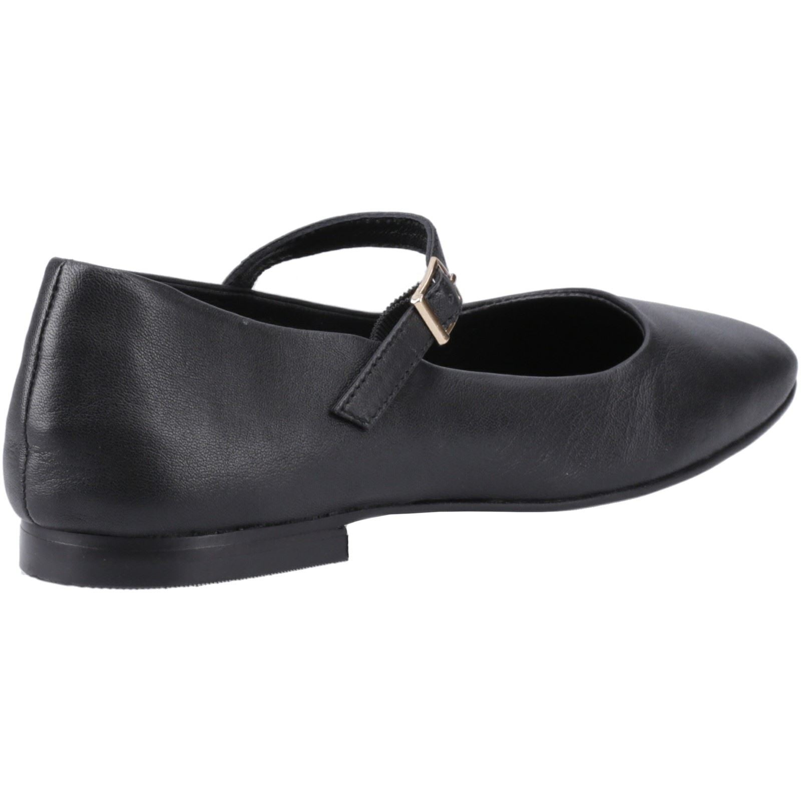 Hush Puppies Pasha Damen Schwarze Farbe Lederschuhe