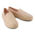 TOMS Carolina Damen Espadrilles Aus Leder In Blassrosa