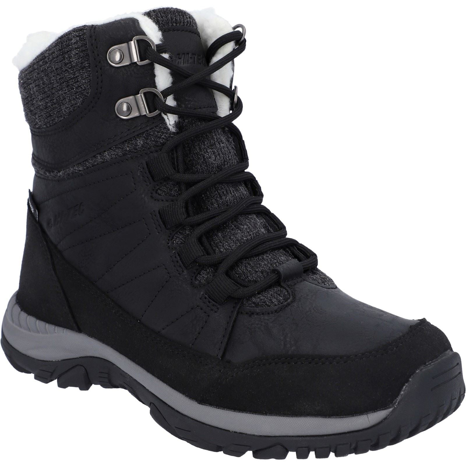 Hi-Tec Riva Mid Damen Wanderschuhe in Schwarz