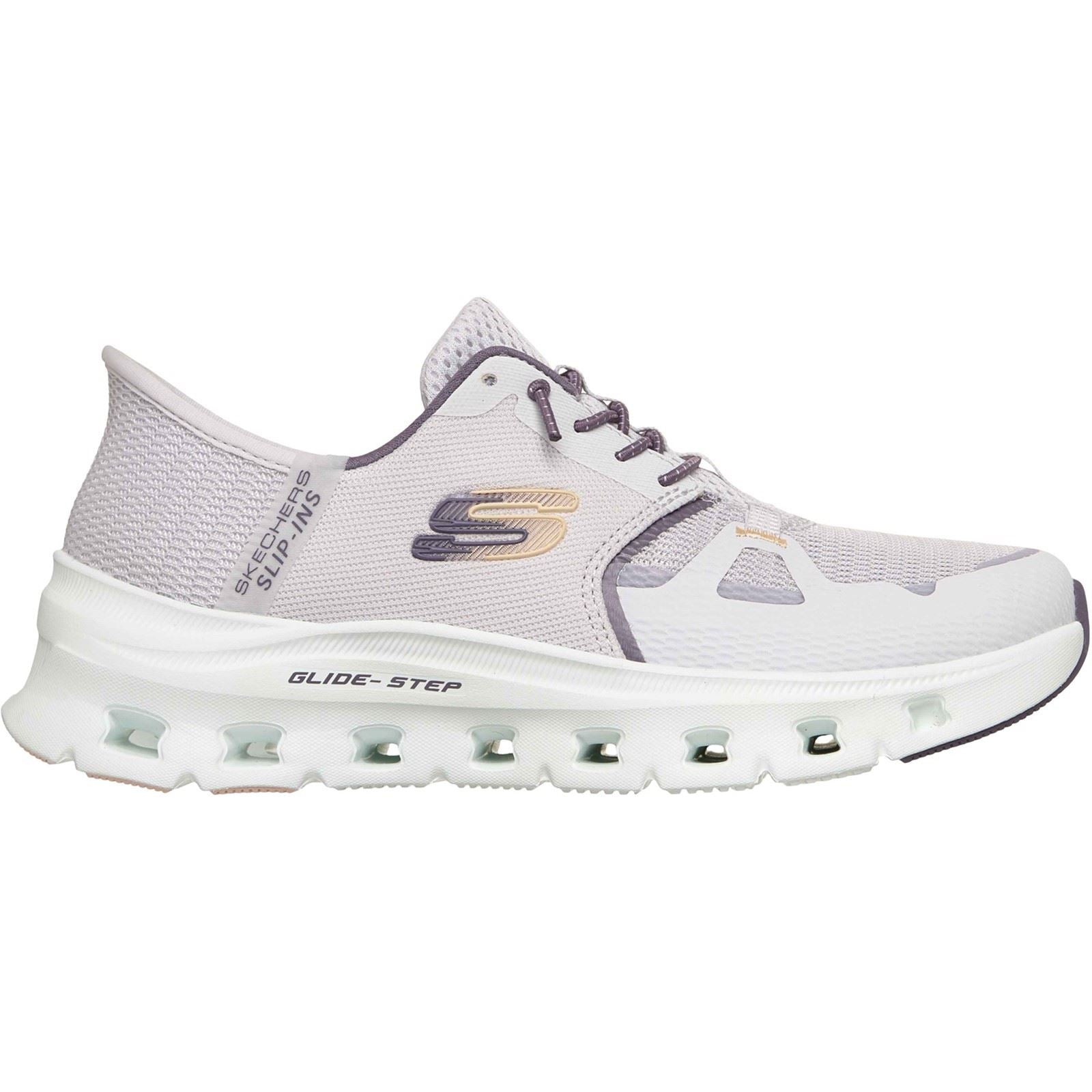 Skechers Glide-Step Pro Polyester Damen Lavendel Sneakers