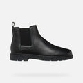 Geox Spherica EC1 C Tumble Leder Herren Schwarze Stiefel