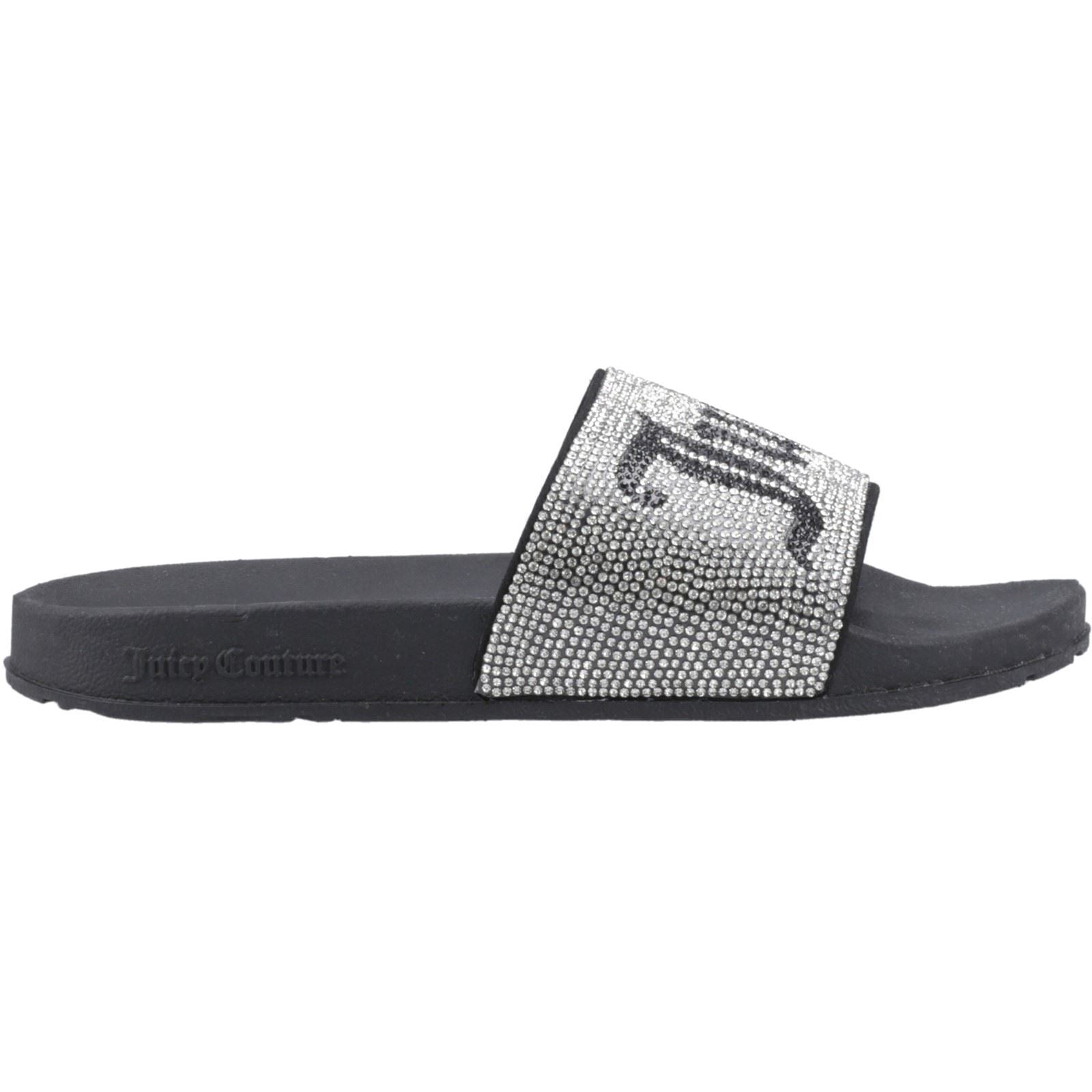 Juicy Couture DONNA Damen Silber Slides