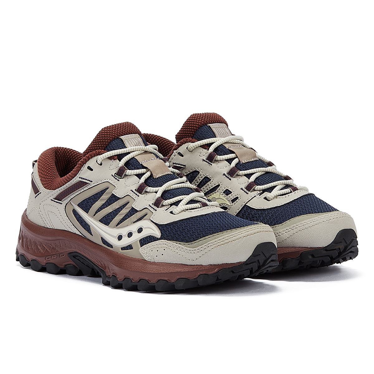 Saucony Grid Peak Marine-/Tauben-Sneakers