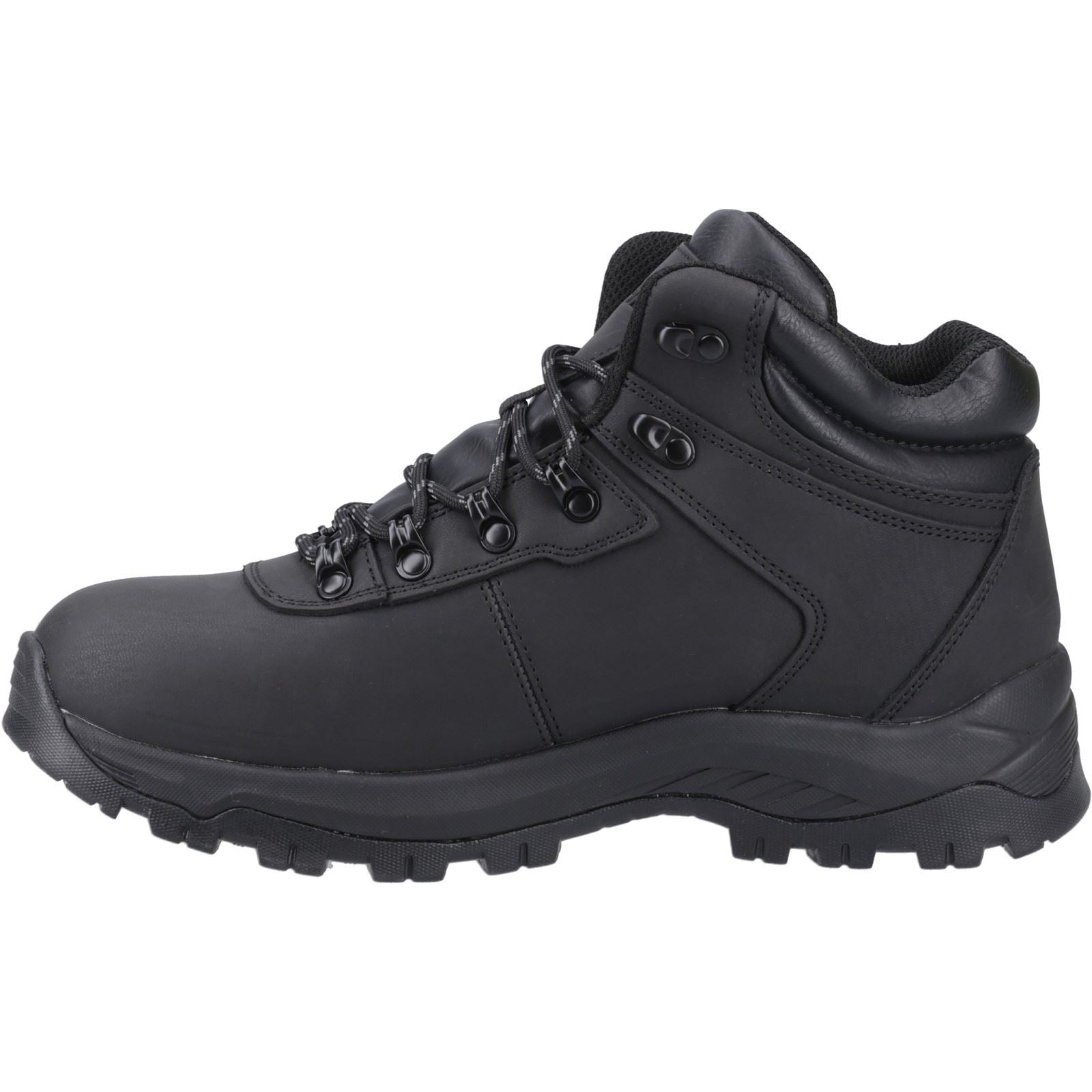 Hi-Tec Eurotrek Lite Waterproof Herren Wanderstiefel Aus Schwarzem Kunstleder
