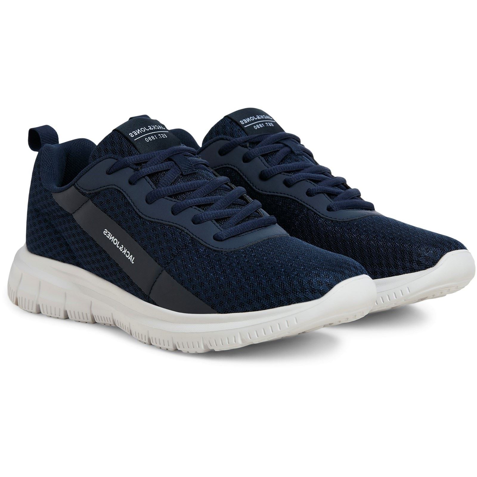 Jack & Jones Taylor Mesh Herren Sneaker In Navy Blazer Aus Polyurethan