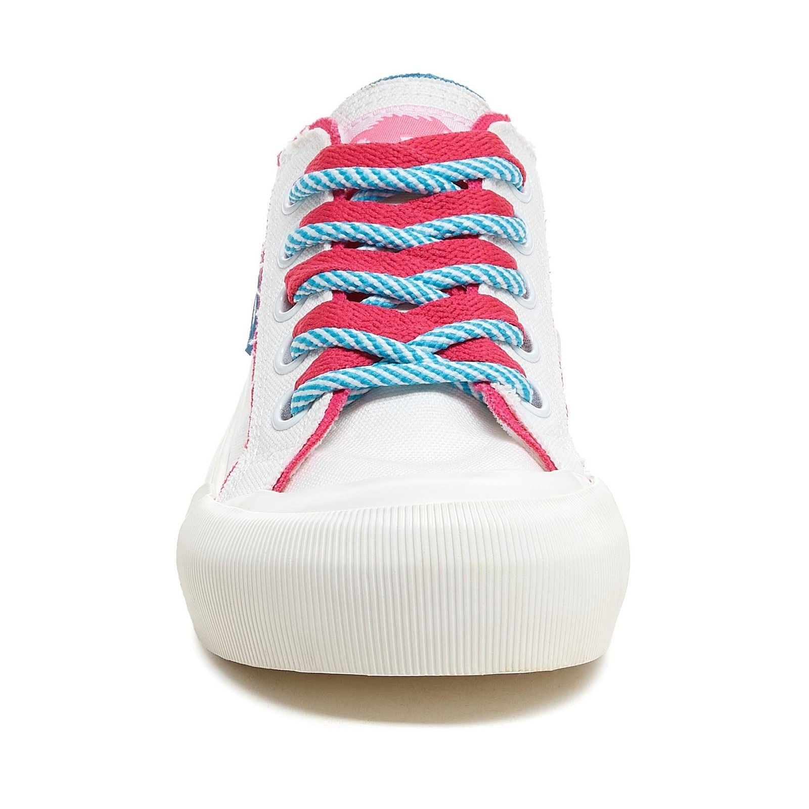 Rocket Dog Jazzin Plus Eighties 12A Baumwollfrauen Sneakers In Weiß
