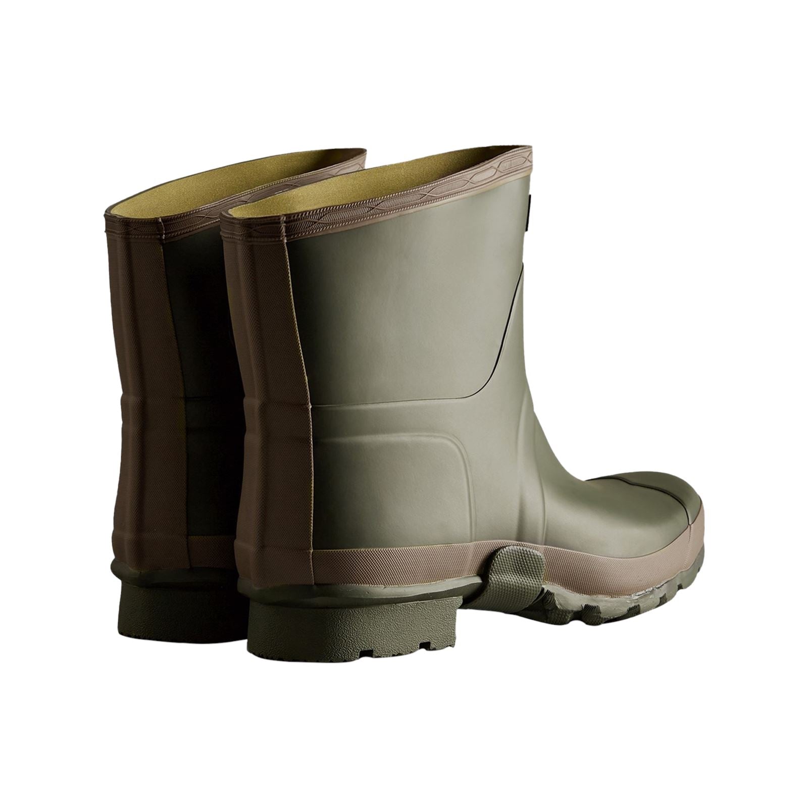 Hunter Gardener Short Gummistiefel Für Herren In Dunkeloliv/Tonfarbe