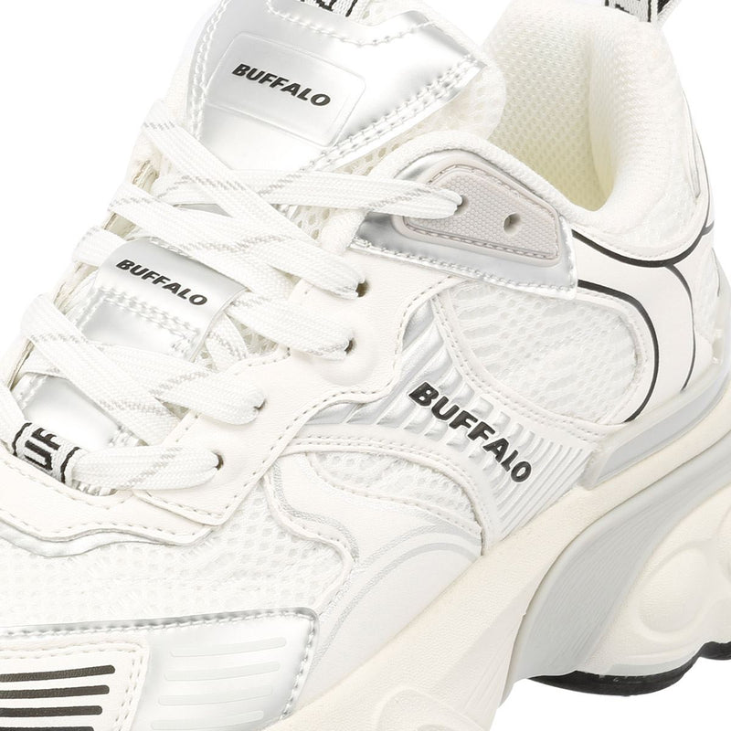 Buffalo Truck Damen Weiße Turnschuhe