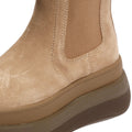FitFlop F-Mode Wildleder Damen Stiefel In Beige