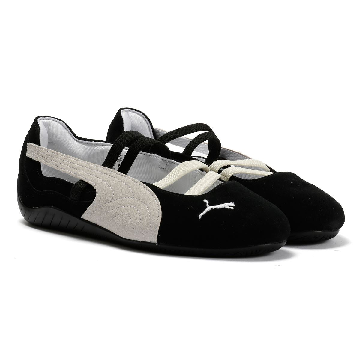Puma Speedcat Ballet SD Wildleder Damen Schwarze Schuhe