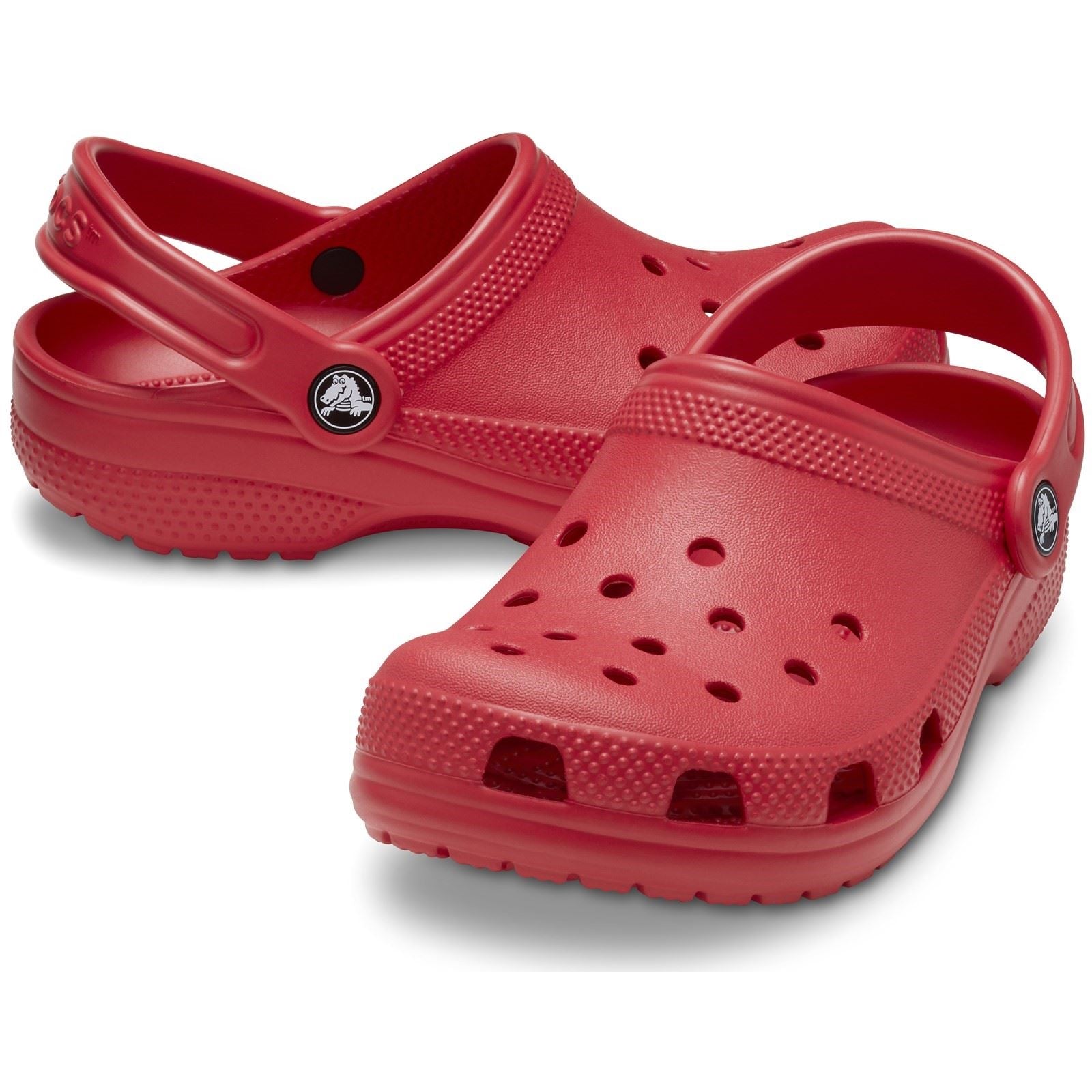 Crocs Kids' Classic Thermoplastische Varsity Red Loafer