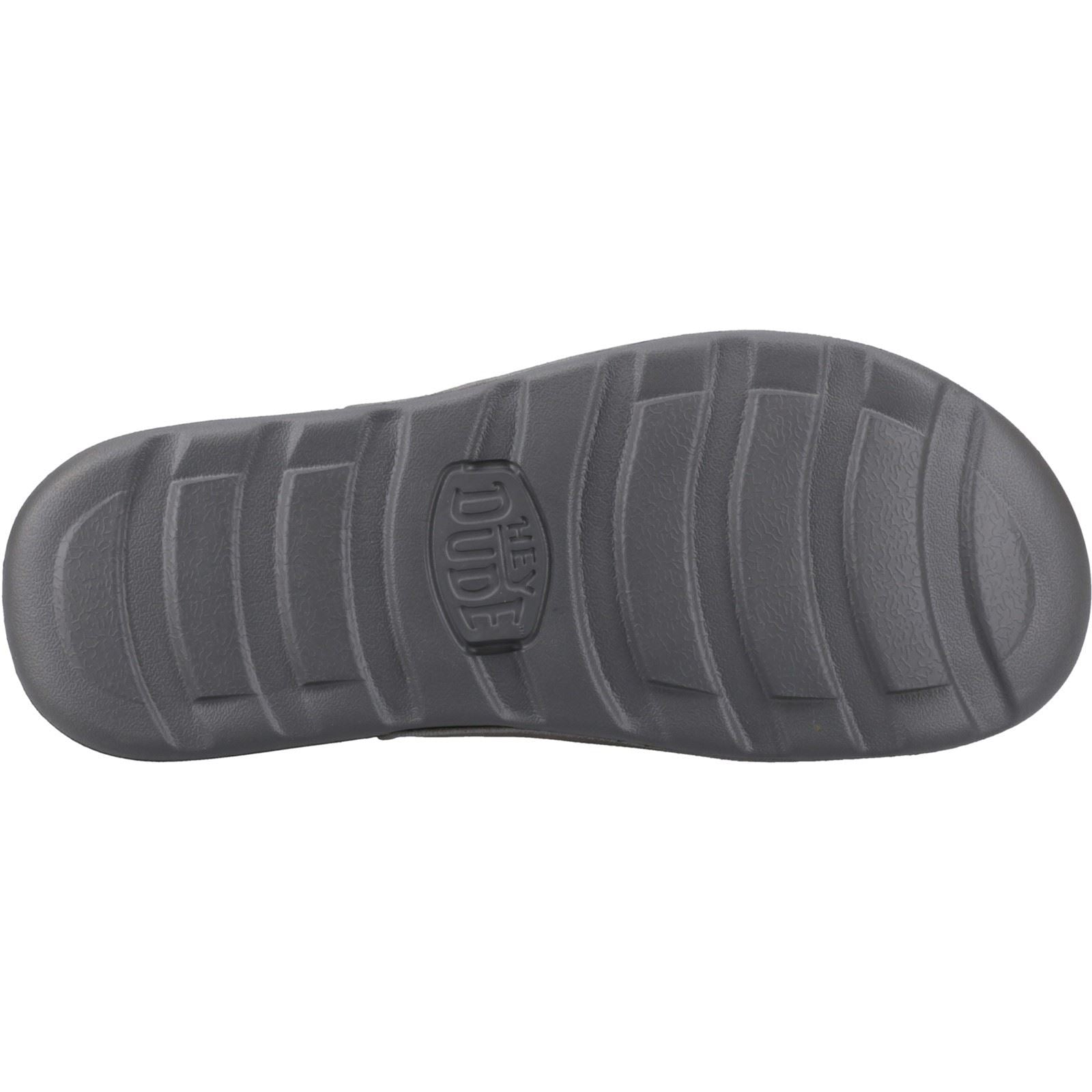 HEYDUDE Shore Slide Classic Herren Schlappen Aus Polyester In Granitgrau