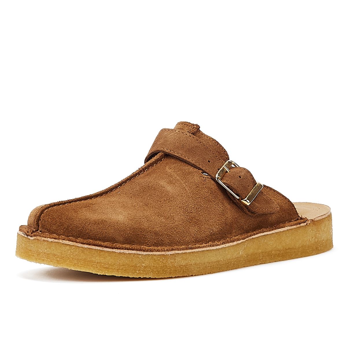 Clarks Trek Mule Wildleder Herren Braun Sandalen