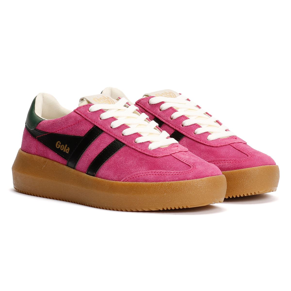 Gola Athena Wildleder Damen Rosa Sneakers