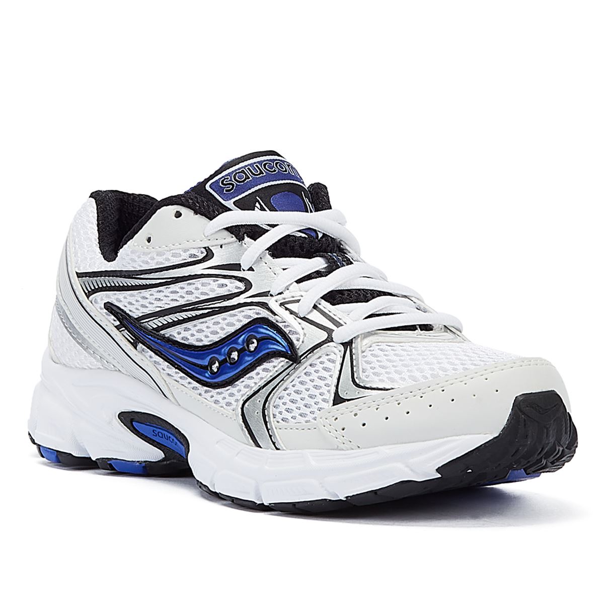 Saucony Ride Millenium Weiß/Blaue Turnschuhe