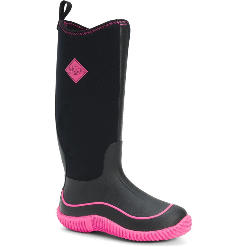 Muck Boots Hale Gummistiefel Schwarz/Rosa