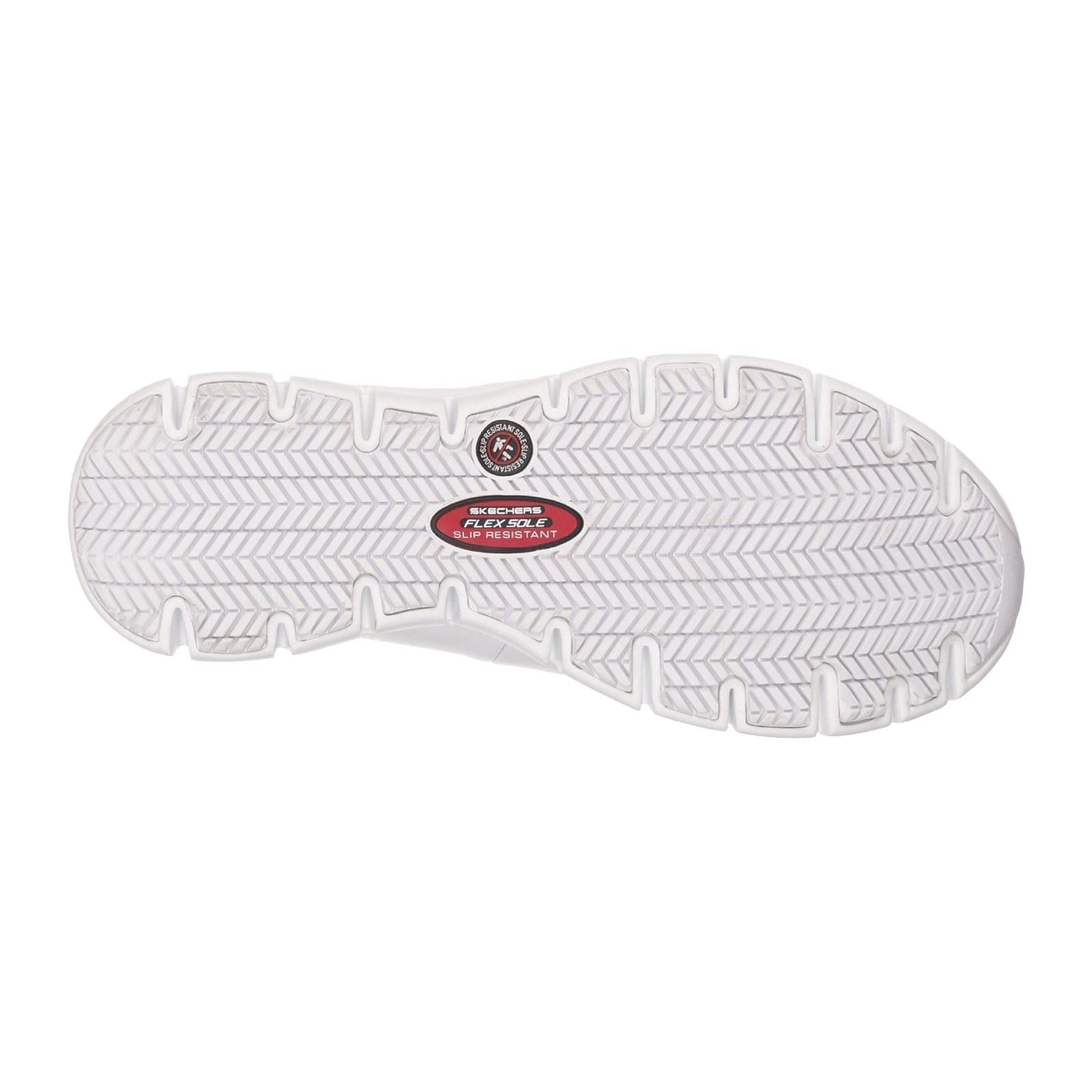 Skechers Workwear Sure Track Damen Sneaker Aus Weißem Leder