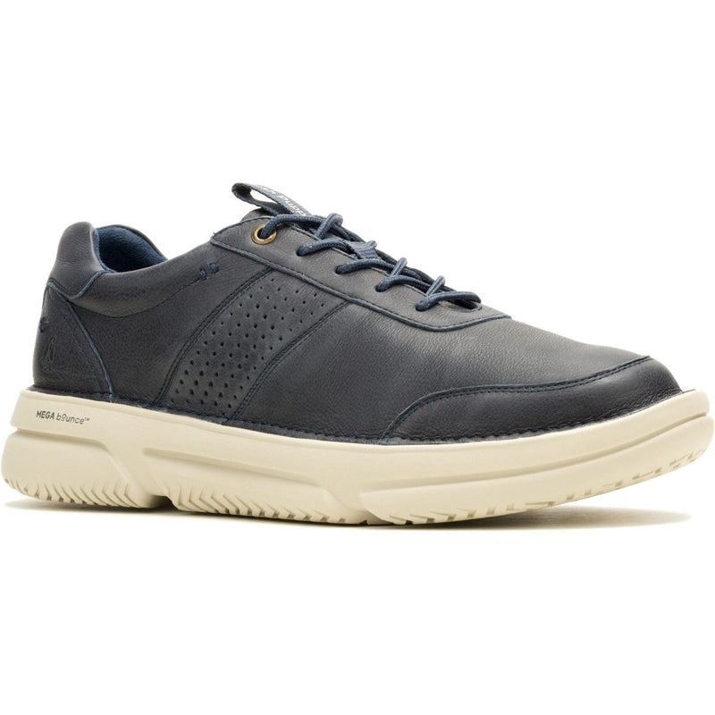 Hush Puppies Baylor Herren Sneaker aus Leder in Marineblau