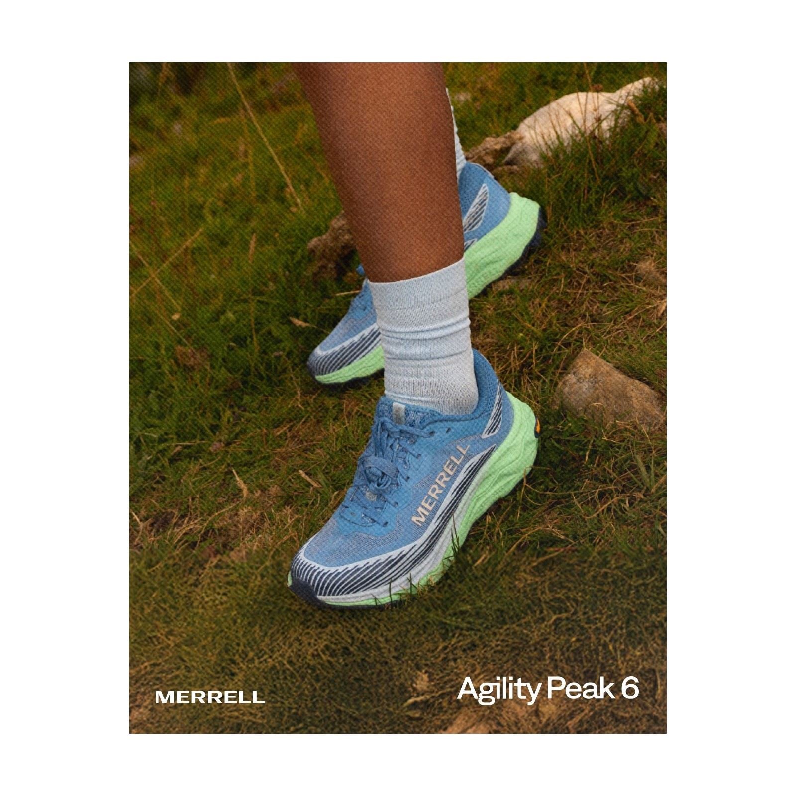 Merrell Agility Peak 6 Runner Polyurethan Damen Admiral Trail Laufschuhe
