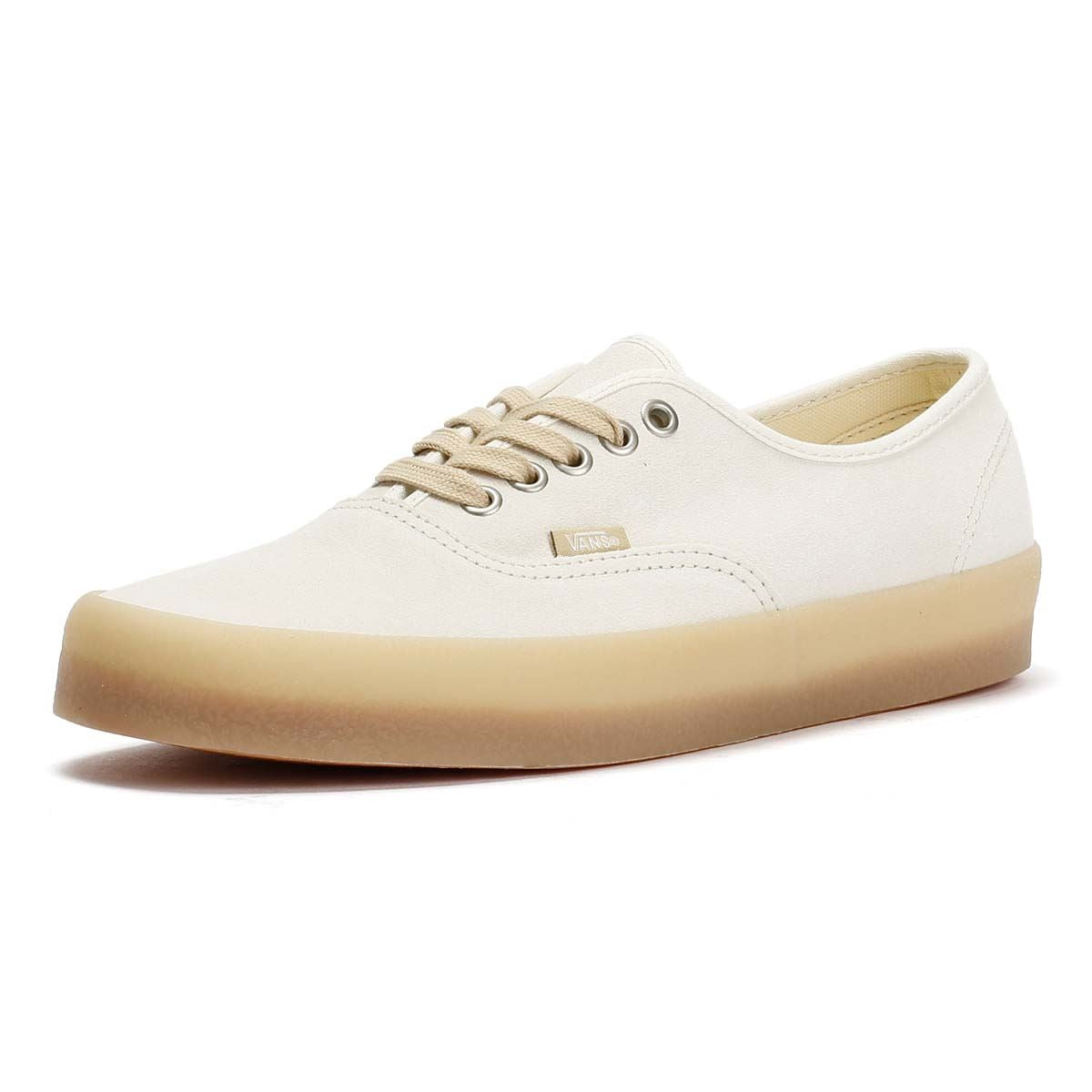Vans Authentic Crepe Leder Herren Weiße Sneakers