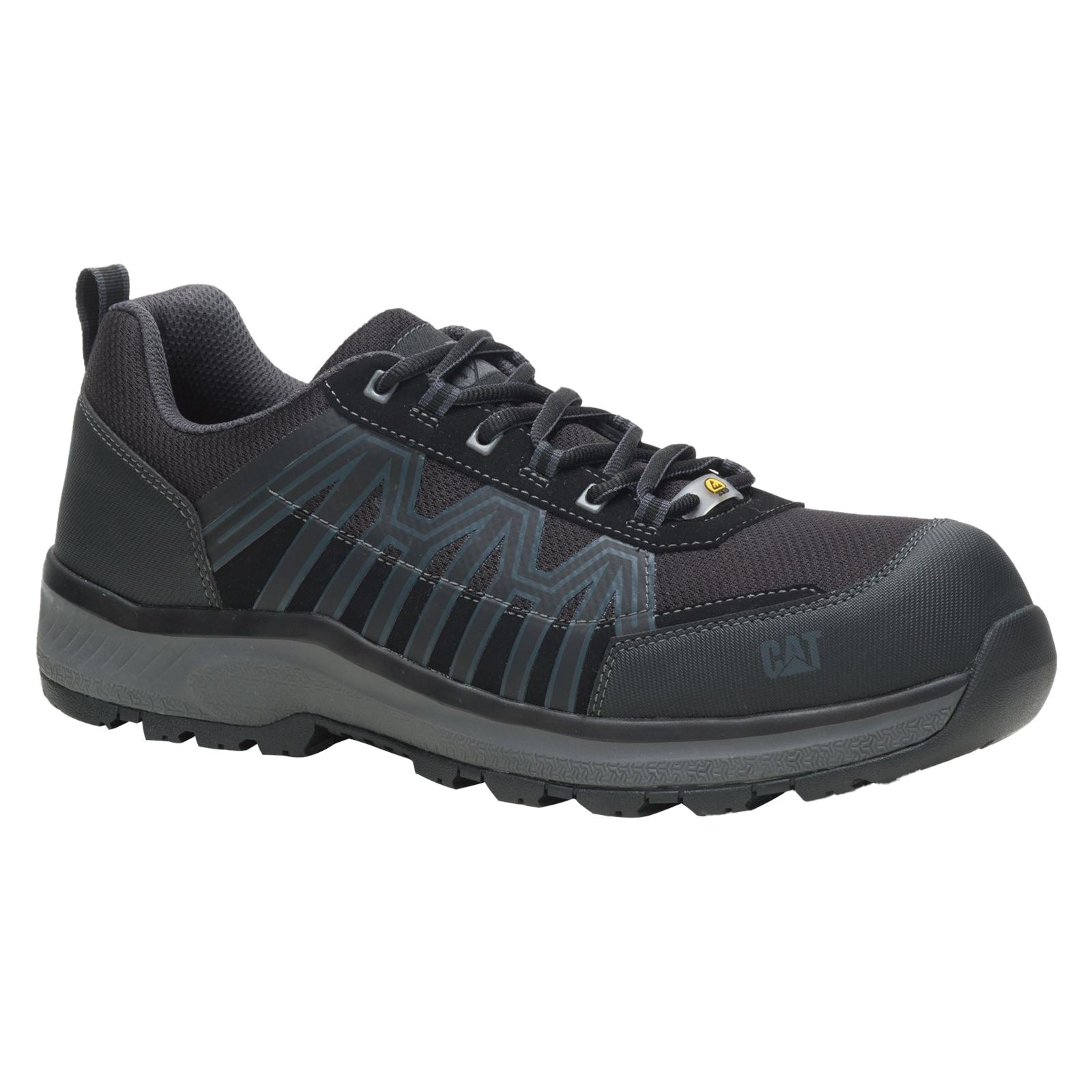 Caterpillar Charge Pu/Mesh/Tpu Schwarz Sicherheitssneaker
