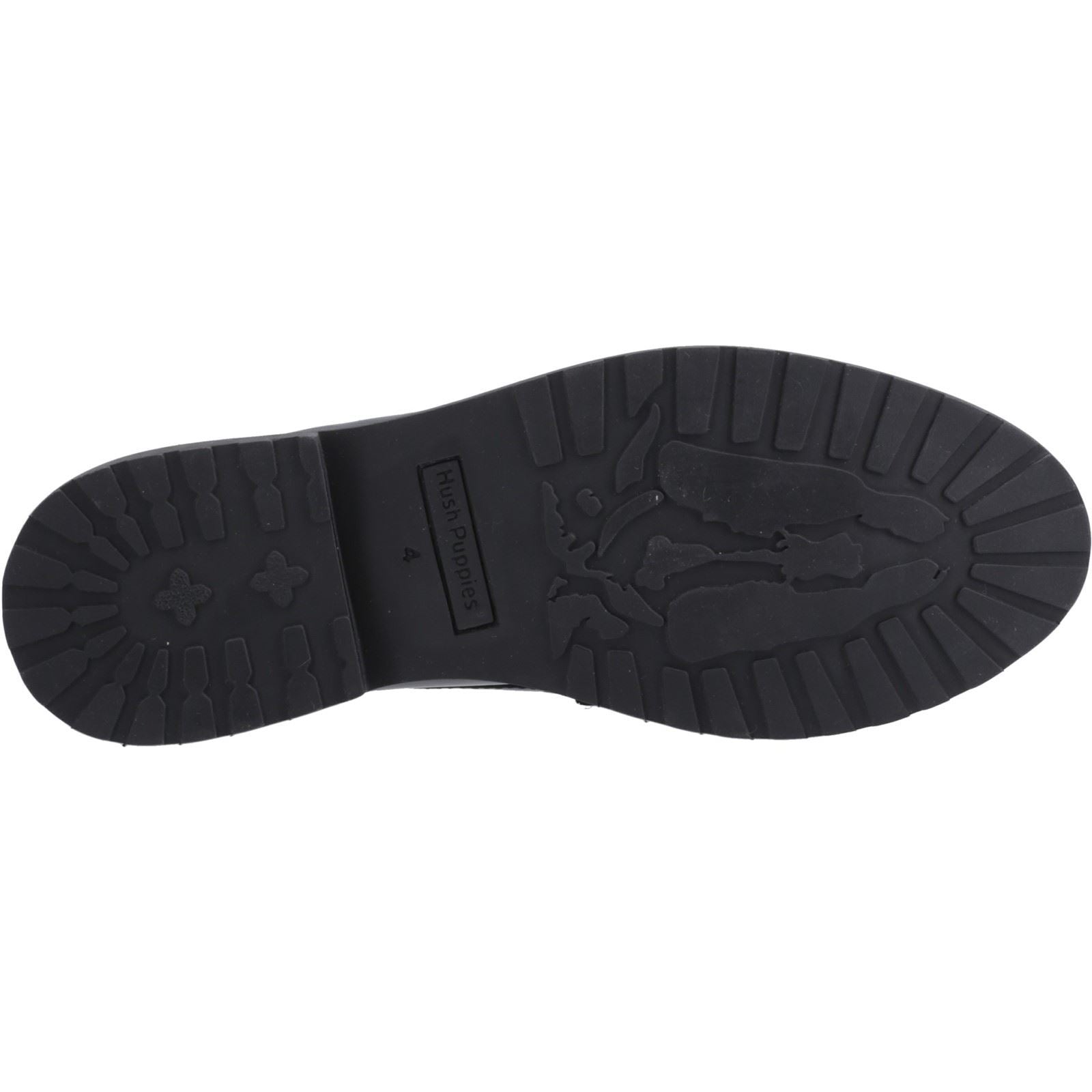Hush Puppies Verity Patent Snaffle Damen Schwarze Farbe Lederloafer