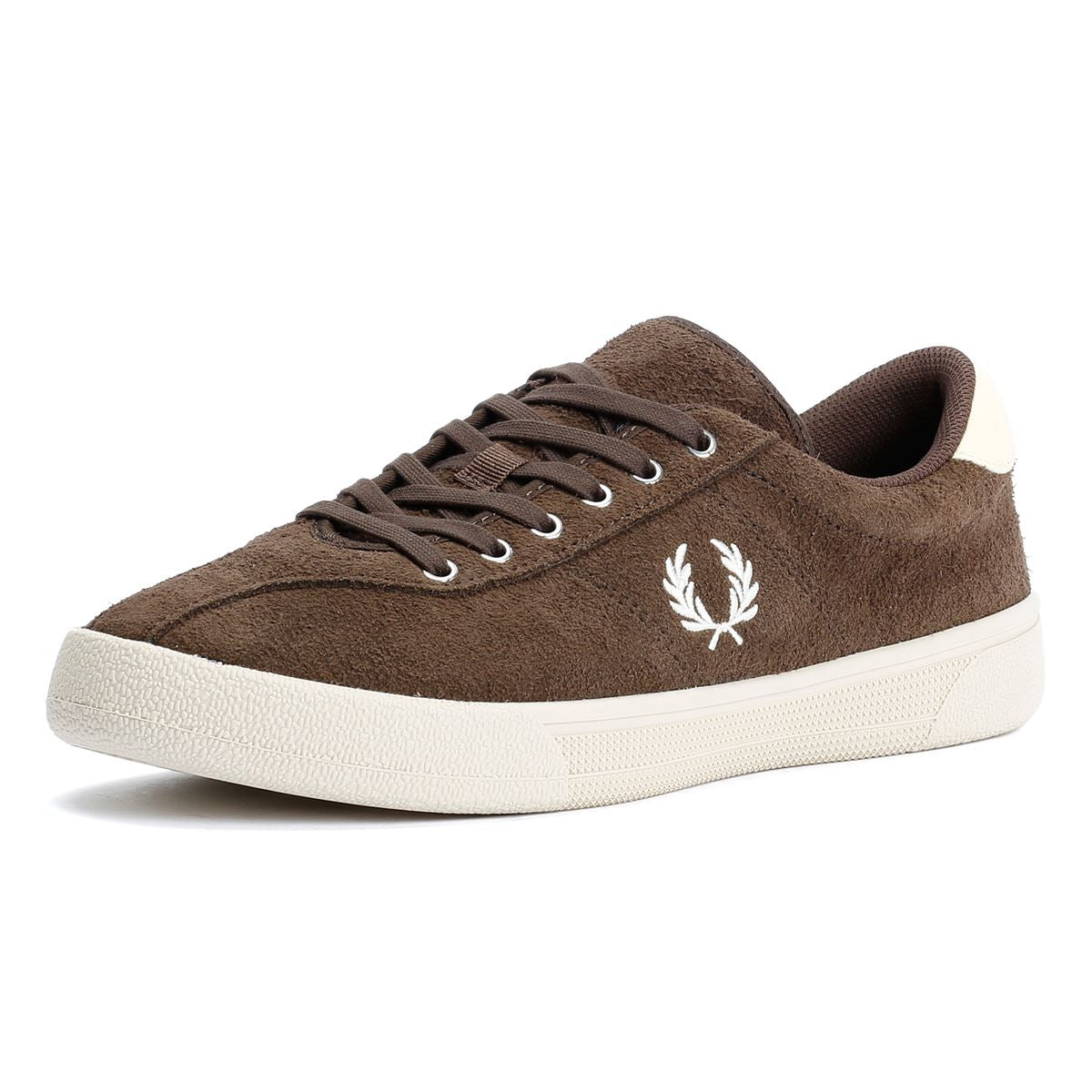 Fred Perry Tennis Shoe Wildleder Herren Braune Sneaker