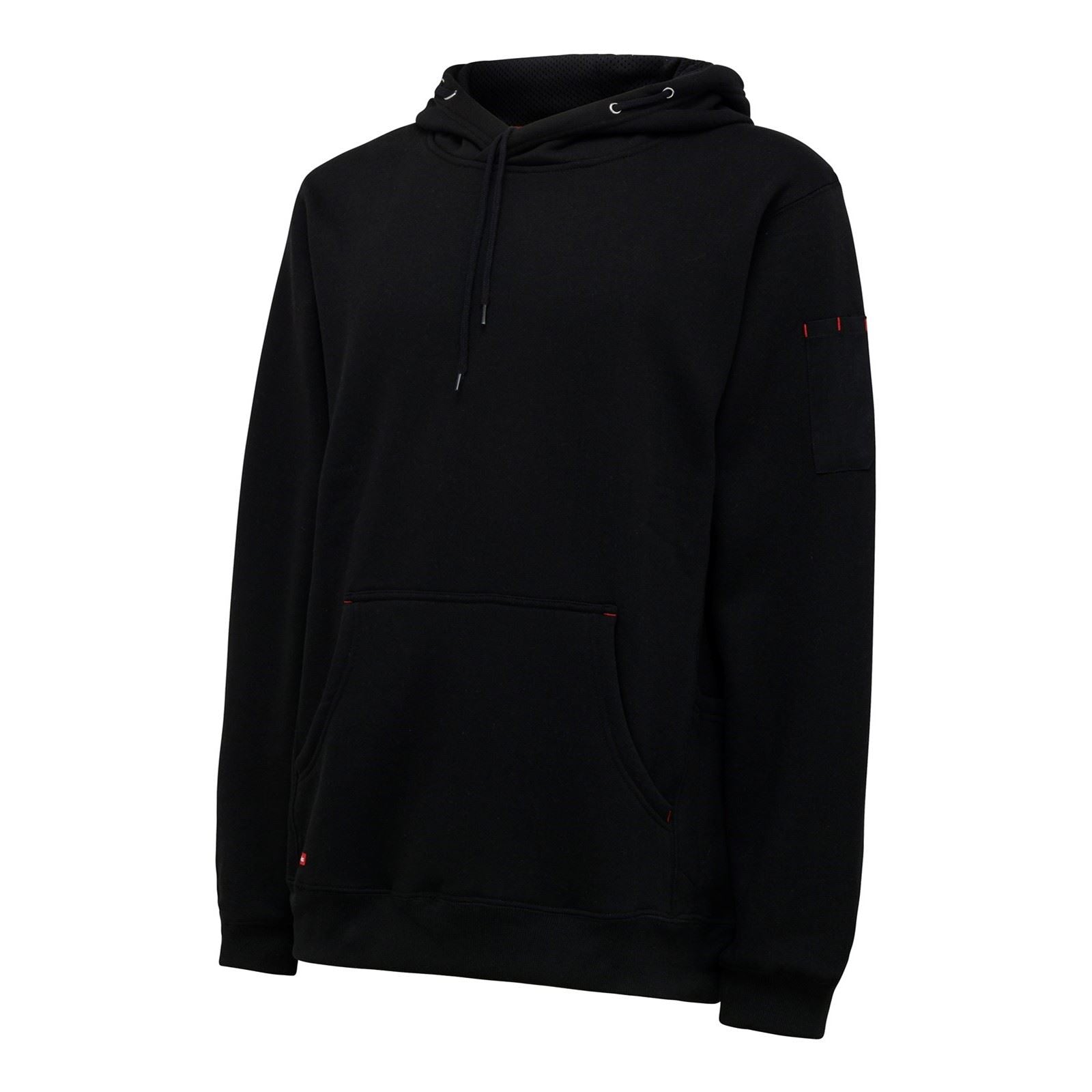 Hard Yakka Brushed Fleece Polyester Herren Schwarz Kapuzenpullover