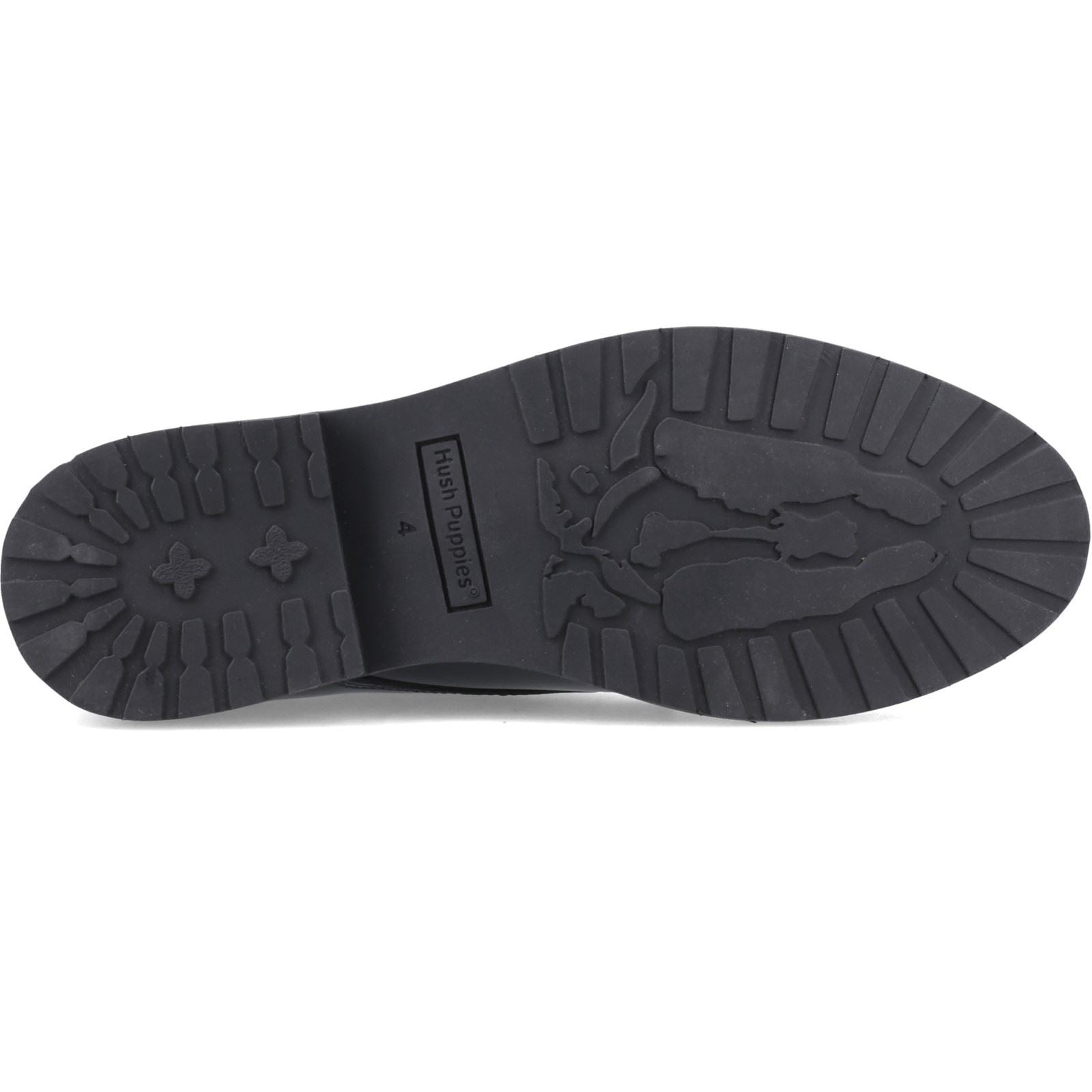 Hush Puppies Verity Hi-Shine Leder Damen Navy Schuhe