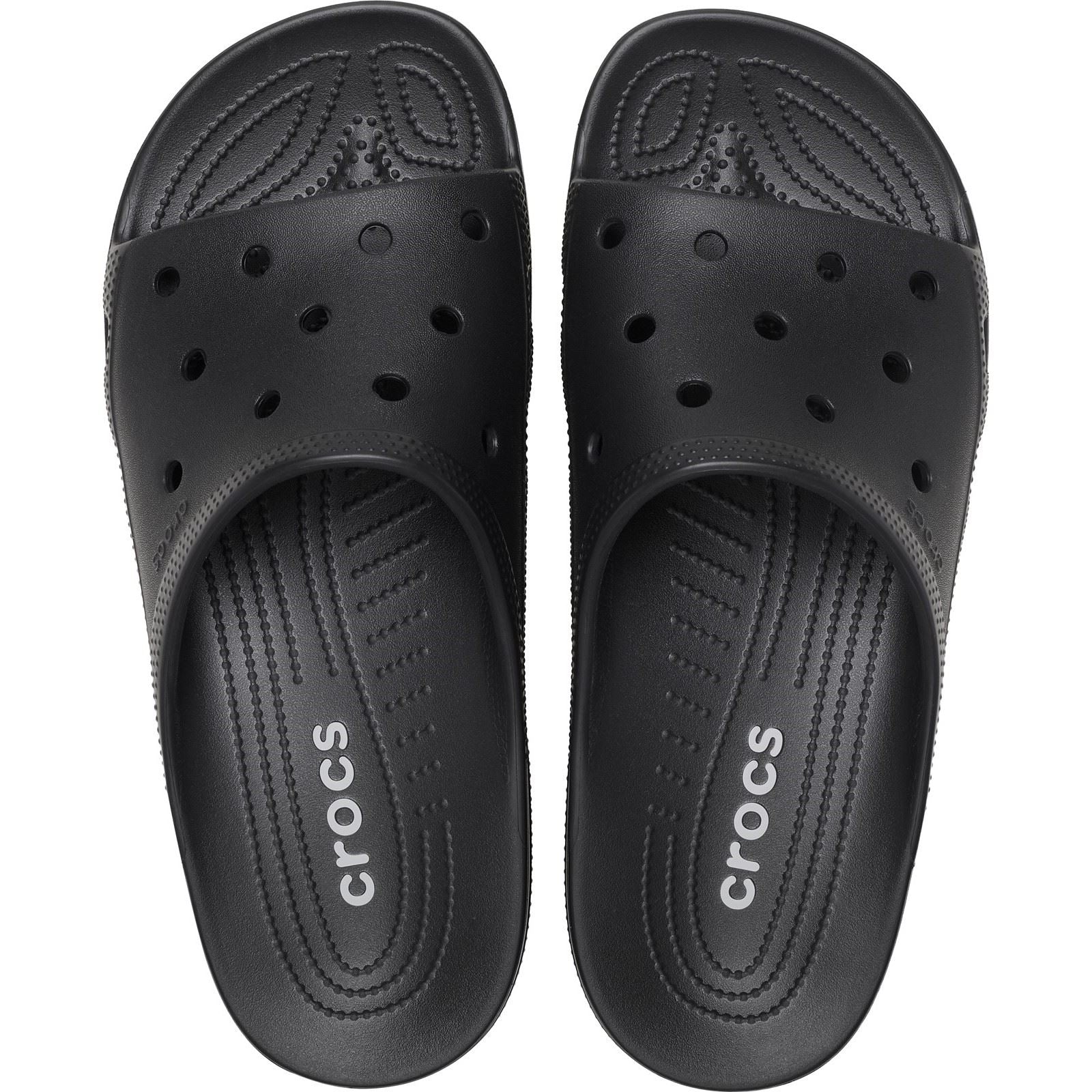 Crocs Saturday Eva Damen Schwarze Pantoletten