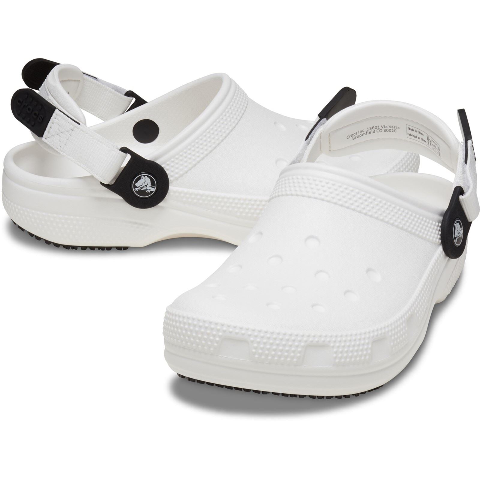Crocs Classic Work Clog Thermoplastische Weiße Sabots