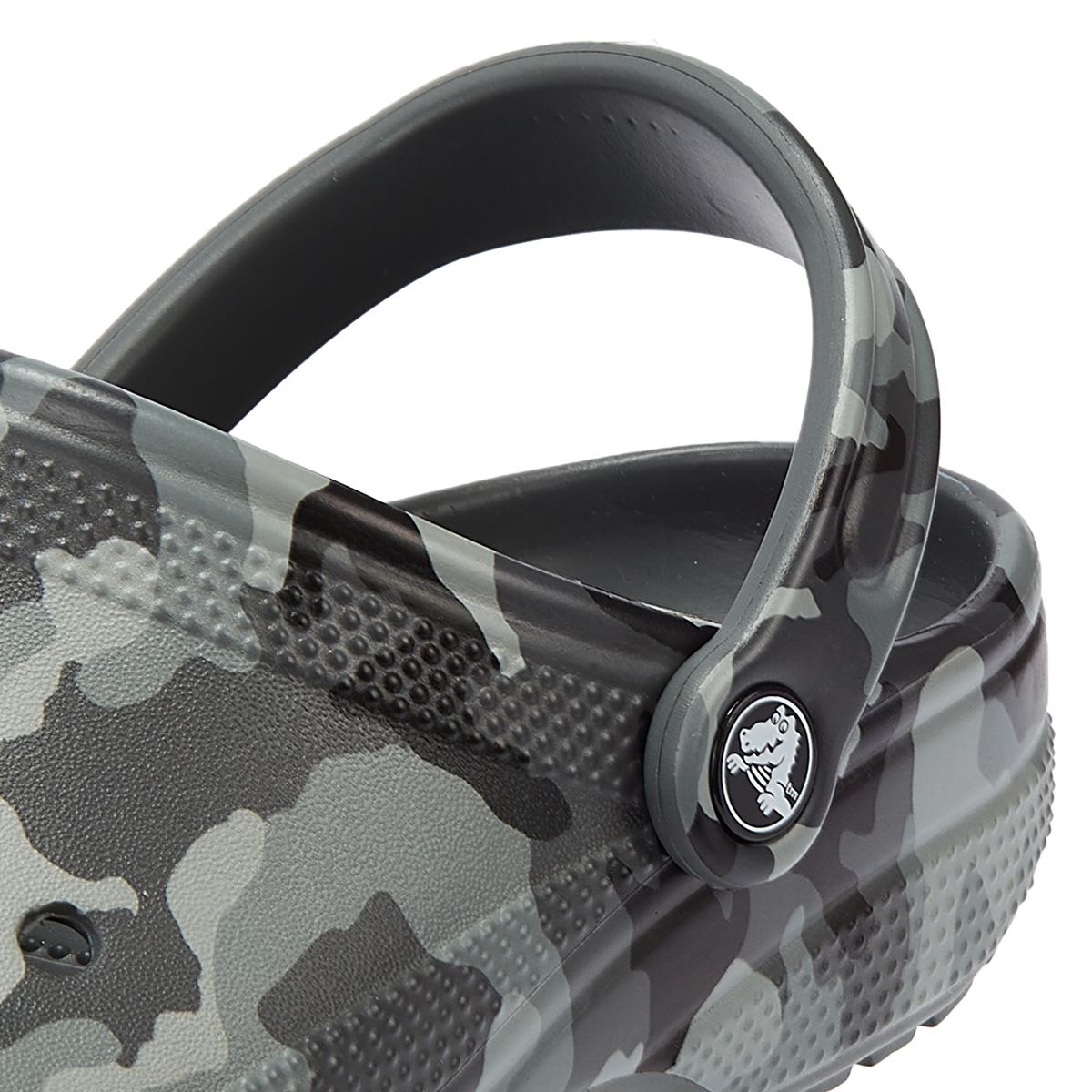 Crocs Classic Gedruckt Camo Clog Grau Sandale
