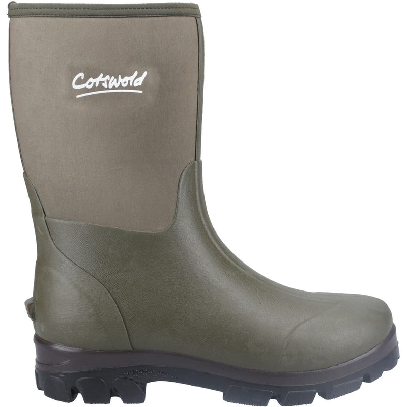 Cotswold Kensington Lederne Grüne Gummistiefel
