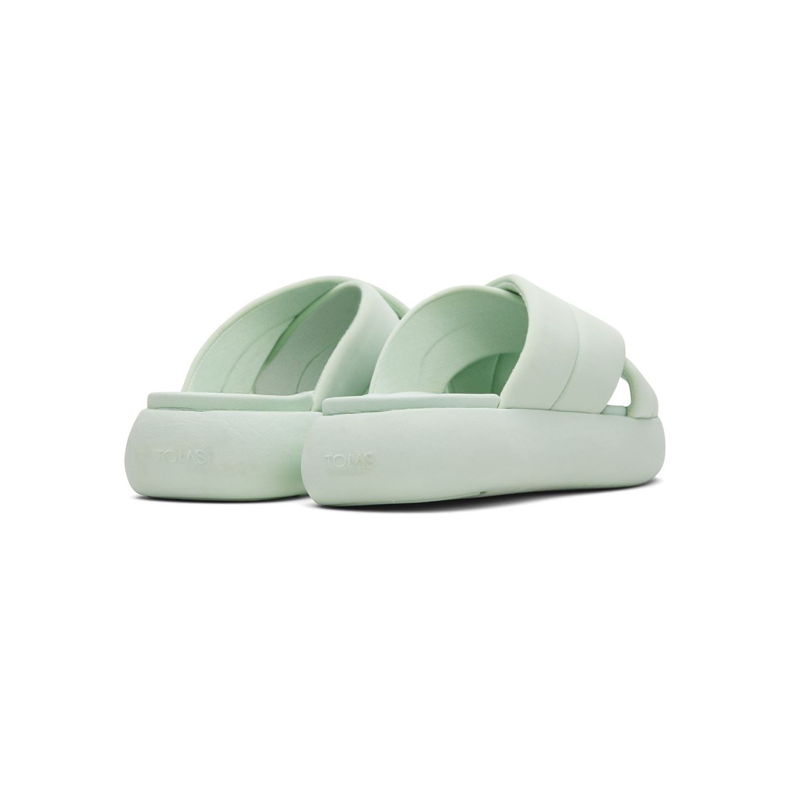 TOMS Mallow Crossover Polyester Mischung Damen Mint Rutschen