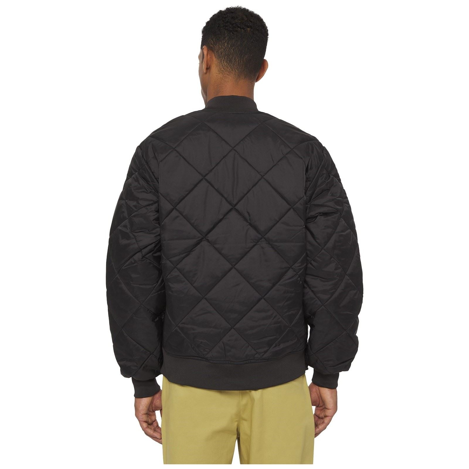 Dickies Diamond Herren Schwarze Farbe Steppjacke