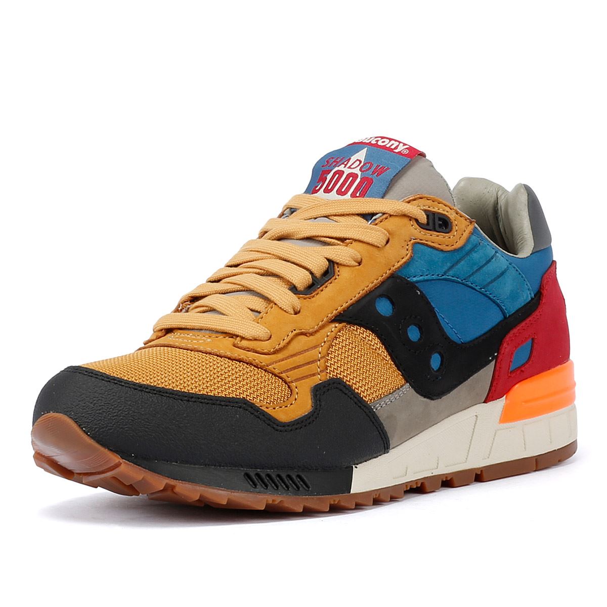Saucony Shadow 5000 Leder Gelb/Mehrfarbig Sneakers